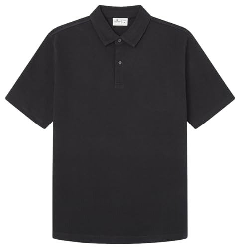 SPRINGFIELD Herren Böhmisch Polohemd, Black, XS SPRINGFIELD Herren Böhmisch Polohemd, Black, XS von Springfield