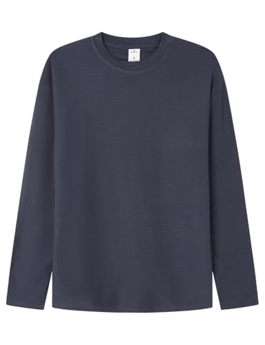 SPRINGFIELD Herren Camiseta Estructuras Unterhemd, dunkelblau, M von Springfield