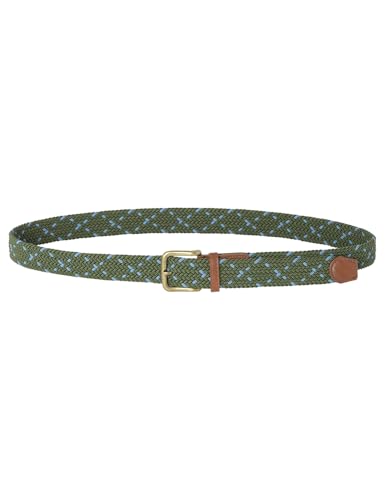 SPRINGFIELD Herren Cinturón Elas Kakhi Stich Gürtel, Dunkes Kakigrün, 95 cm SPRINGFIELD Herren Cinturón Elas Kakhi Stich Gürtel, Dunkes Kakigrün, 95 cm von Springfield