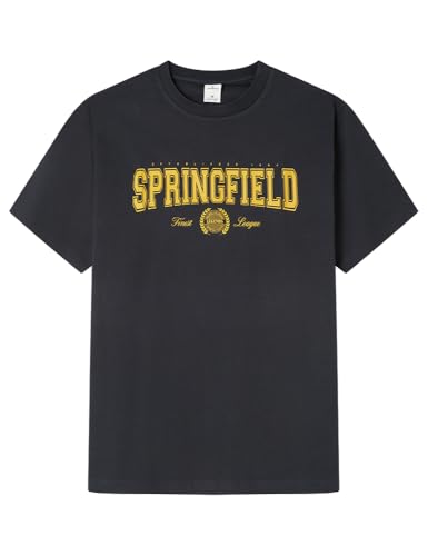 SPRINGFIELD Herren College Ss Navy Graphic T-Shirt. 100% Bci Cotton Baumwolle, blau, L SPRINGFIELD Herren College Ss Navy Graphic T-Shirt. 100% Bci Cotton Baumwolle, blau, L von Springfield