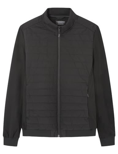 SPRINGFIELD Herren Combination Jacket Jacke, Black, M von Springfield