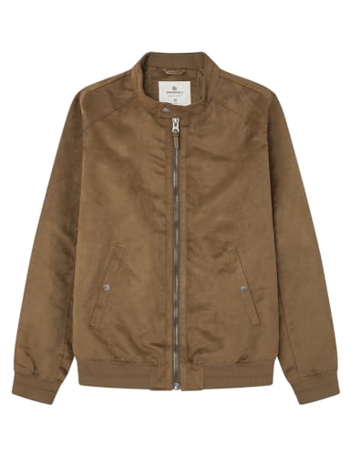 SPRINGFIELD Herren Faux Suede Jacket Jacke, TAN, L von Springfield