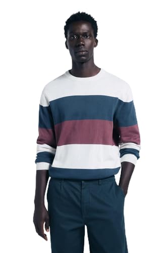 SPRINGFIELD Herren Gg12 Kodak Block Stripes Gestreifter Pullover, Korinth, Medium SPRINGFIELD Herren Gg12 Kodak Block Stripes Gestreifter Pullover, Korinth, Medium von Springfield