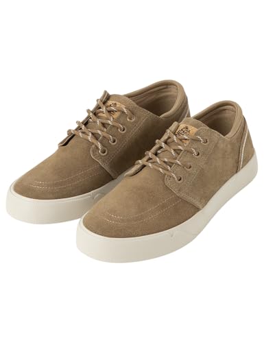 SPRINGFIELD Herren Icon Suede Sneaker with Double Textu Sole Wildlederschuhe, beige, 43 EU von Springfield