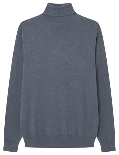 SPRINGFIELD Herren JerseybásicocuellotortugaGg12 Pullover, Rauchblau 014, M von Springfield