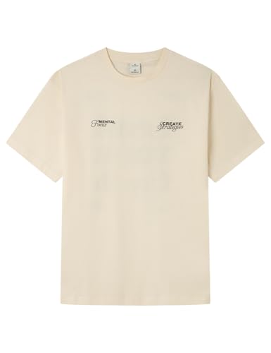 SPRINGFIELD Herren Lead You Coach Ss Graphic T-Shirt.100% Bci Cotton T-Shirt aus Baumwolle, weiß, XS SPRINGFIELD Herren Lead You Coach Ss Graphic T-Shirt.100% Bci Cotton T-Shirt aus Baumwolle, weiß, XS von Springfield