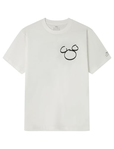 SPRINGFIELD Herren Mickey All Time Clasic Ss Graphic T-Shirt. 100% Bci Cotton Baumwolle, Elfenbein, L SPRINGFIELD Herren Mickey All Time Clasic Ss Graphic T-Shirt. 100% Bci Cotton Baumwolle, Elfenbein, L von Springfield