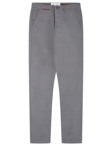 SPRINGFIELD Herren Micro-Print Chinos Hose, Dark_Grey, 40 von Springfield