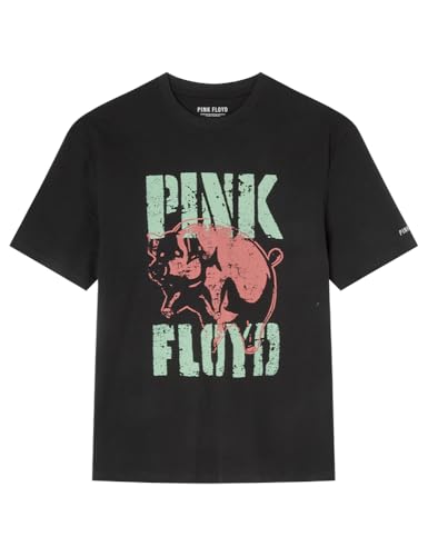 SPRINGFIELD Herren CamisetaPinkFloyd T-Shirt Pink Floyd, Standardschwarz, M von Springfield
