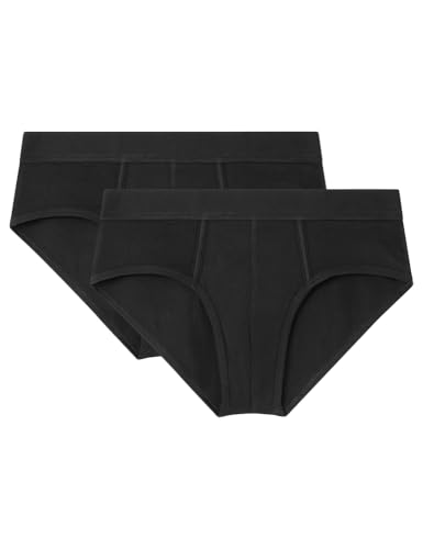SPRINGFIELD Herren Pack 2 Slip Underware Basic Boxer, Schwarz, XL von Springfield