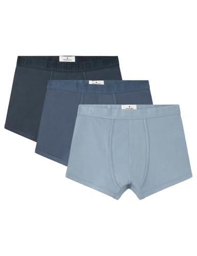 SPRINGFIELD Herren Pack 3 Mix Sprinfield Waist Basic Boxer, blau, Large von Springfield