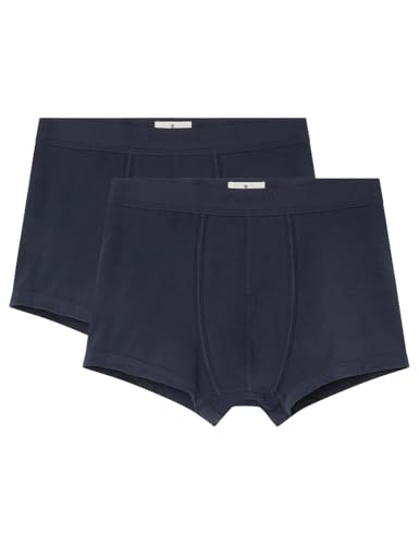 SPRINGFIELD Herren PackDe2CalzoncillosBóxerBásicos 2er-Pack Basic-Boxershorts, Dunkelblau C, S von Springfield