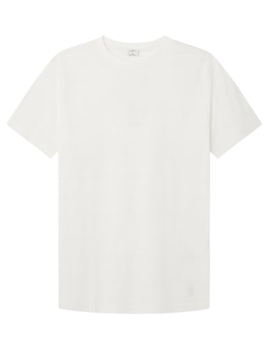 SPRINGFIELD Herren Reconsider Striped Piquet Oxford S/S T-Shirt, Ivory, XS SPRINGFIELD Herren Reconsider Striped Piquet Oxford S/S T-Shirt, Ivory, XS von Springfield