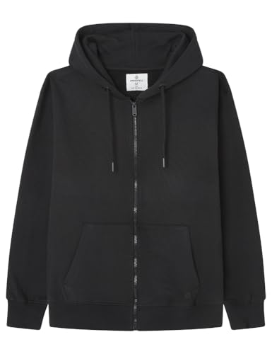 SPRINGFIELD Herren Reguläre Passform Kapuzenpullover, Standardschwarz 001, S von Springfield