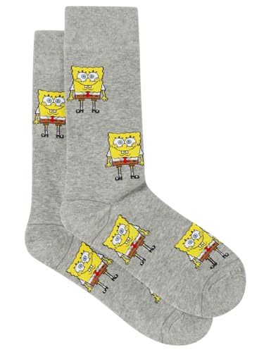 SPRINGFIELD Herren Sponge Bobo Bedruckte Socken, grau, 39-42 SPRINGFIELD Herren Sponge Bobo Bedruckte Socken, grau, 39-42 von Springfield