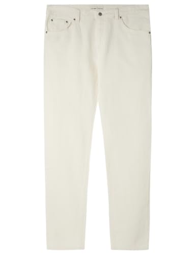 SPRINGFIELD Herren Straight 5 Pockets Denim Off Jeans Rto, Elfenbein, 36 von Springfield
