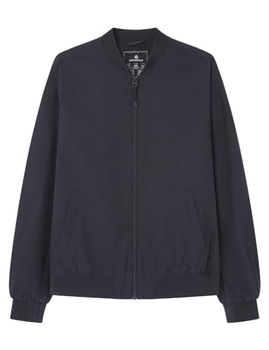 SPRINGFIELD Herren Technical Bomber Jacke, Navy, L von Springfield