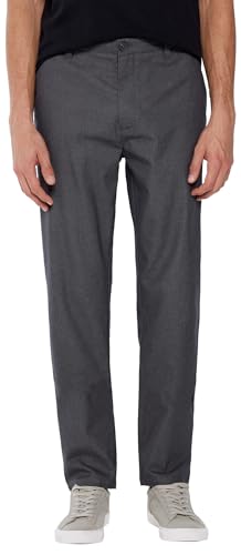 SPRINGFIELD Herren Textured formal Chinos Hose, Dark_Grey, 38 von Springfield
