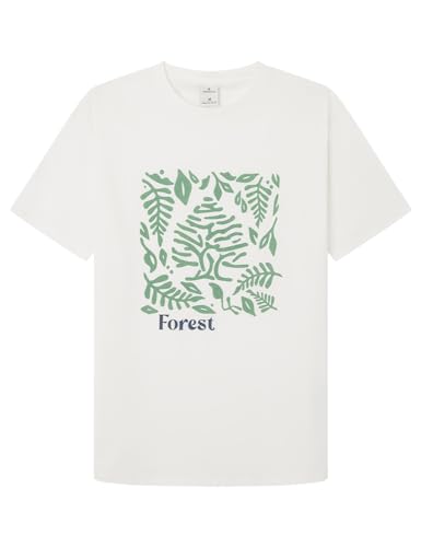 SPRINGFIELD Herren Tree T-Shirt, Ivory, L von Springfield