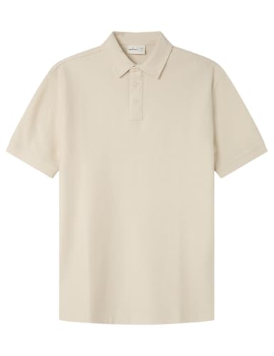 SPRINGFIELD Herren Twill Structure Ss Polo. 100% Bci Cotton Poloshirt, weiß, Large SPRINGFIELD Herren Twill Structure Ss Polo. 100% Bci Cotton Poloshirt, weiß, Large von Springfield