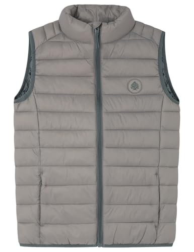 SPRINGFIELD Jungen Padded Vest Gepolsterte Weste, grau, 9-10 Jahre SPRINGFIELD Jungen Padded Vest Gepolsterte Weste, grau, 9-10 Jahre von Springfield