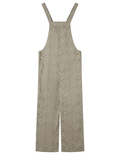 SPRINGFIELD Mädchen Animal Print Overall, beige, 7-8 Jahre von Springfield