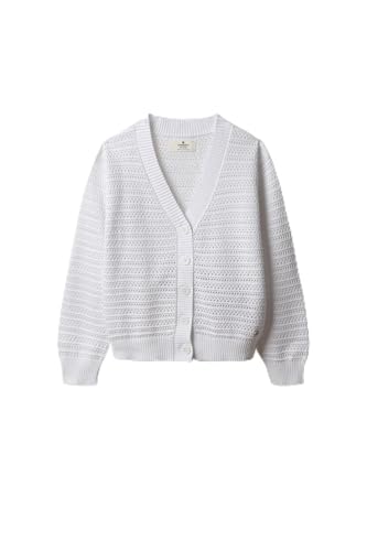 SPRINGFIELD Mädchen Cardigan Tricot, weiß Standard, 12 Jahre SPRINGFIELD Mädchen Cardigan Tricot, weiß Standard, 12 Jahre von Springfield