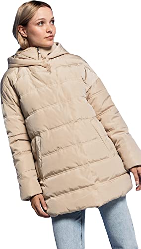 Springfield Damen Daunenmantel wasserabweisend Jacke, Sandfarben, 42 von Springfield