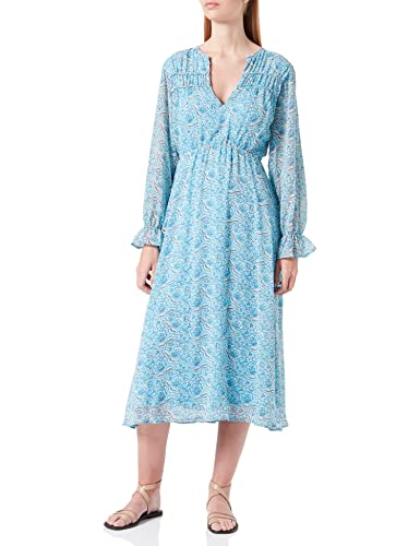Springfield Damen Dress Kleid, Blautöne, 40 von Springfield