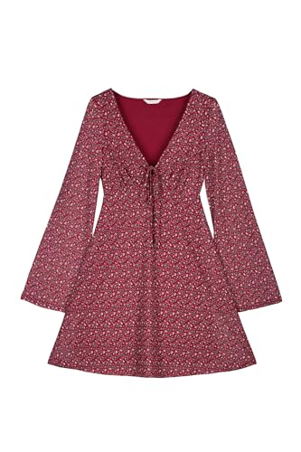Springfield Damen Dress Kleid, Fuchsia, Medium von Springfield
