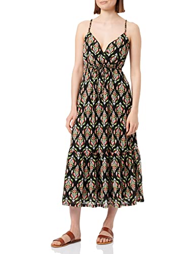 Springfield Damen Modern Kleid, Schwarz 2, Medium von Springfield