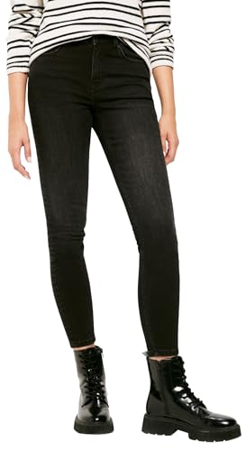 Springfield Damen Jeans, Schwarz, 36 von Springfield