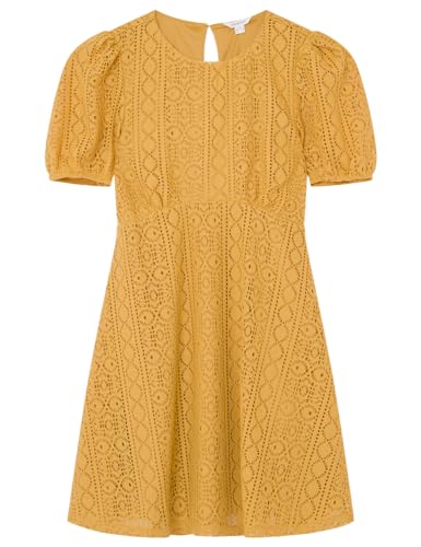 Springfield Damen Kleid, Gold/Senf, XL von Springfield