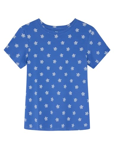Springfield Damen Böhmisch T-Shirt, Blau (Azul Medio) 4, Medium von Springfield