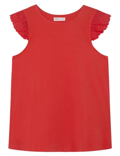 Springfield Damen T-Shirt, Rot/Koralle, Large von Springfield
