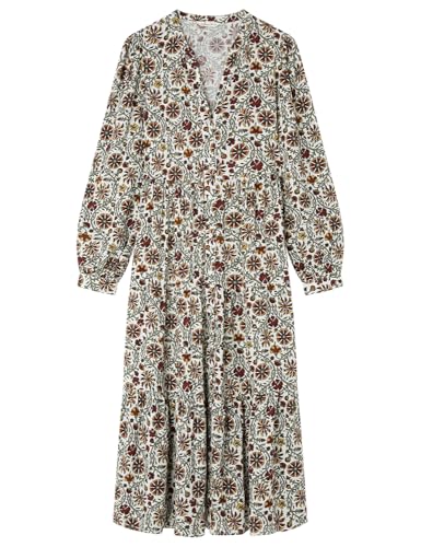 Springfield Damen Vestidocamiseromidiconestampadointegralymangalarga Kleid, Hellbeige, 44 von Springfield