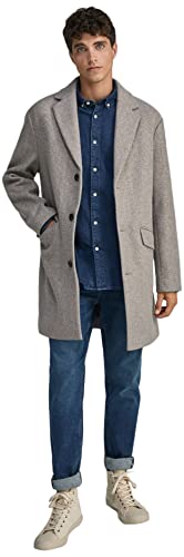 Springfield Herren Abrio Relaxed Fit Jacke, Sandfarben, Large von Springfield