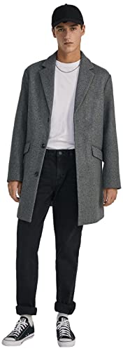 Springfield Herren Abrio Relaxed Fit Jacke, dunkelgrau, Large von Springfield