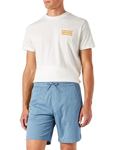 Springfield Herren Bermuda Beach Gummibund Stretch Bermudas, Blau (Azul Medio), L von Springfield