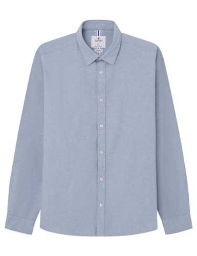 Springfield Herren Böhmisch Hemd, Türkis 4, L von Springfield