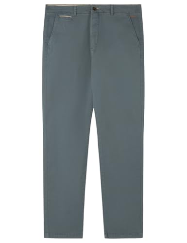 Springfield Herren Chino Slim Plain Basic Einfarbige Hose, blau, 36 Springfield Herren Chino Slim Plain Basic Einfarbige Hose, blau, 36 von Springfield
