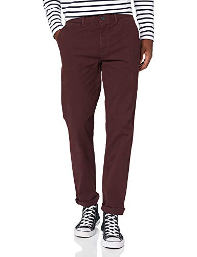 Springfield Herren Chino Slim Winter Peach-c/69 Hose, Braun (Maroon 155791269), 34 (Herstellergröße: 36) von Springfield