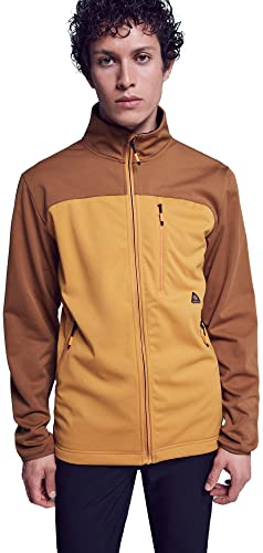 Springfield Herren Jacke Sweatshirt, Goldfarben/Senf, Large von Springfield