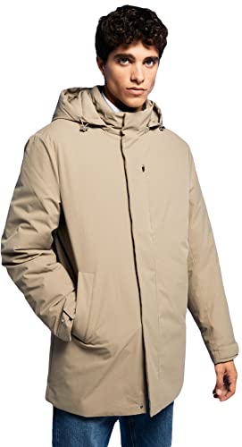 Springfield Herren Kapuze Jacke, Sandfarben, M von Springfield