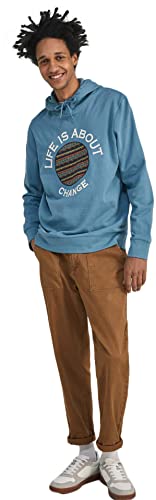 Springfield Herren Kapuze Sweatshirt, Türkis/Ente, Small von Springfield