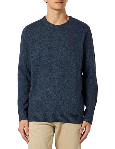 Springfield Herren Polo-Pullover, Marineblau, Small von Springfield