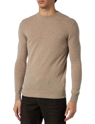 Springfield Herren Polo-Pullover, Sandfarben, Large von Springfield