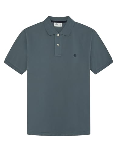Springfield Herren Poloh Tennis-Shirt, Blautöne, S von Springfield