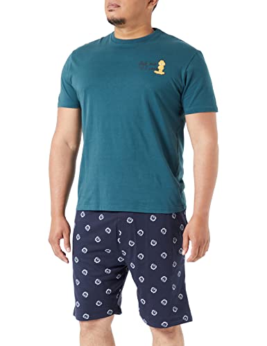 Springfield Herren Pyj Pyjamaset, Blau/Ente, L von Springfield