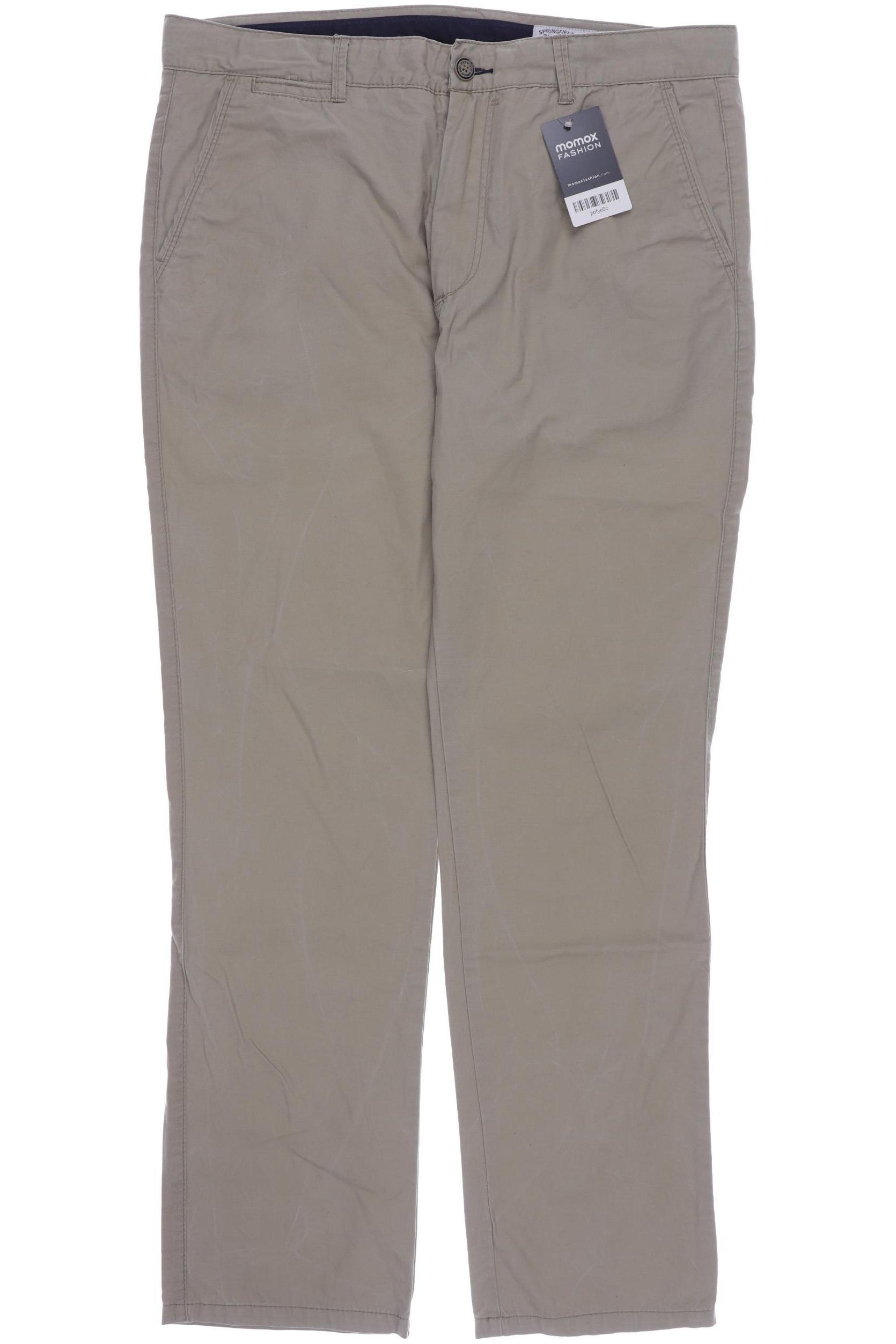 Springfield Herren Stoffhose, beige von Springfield